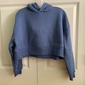 ON HOLD 🚫 Forever 21 Blue Cropped Hoodie